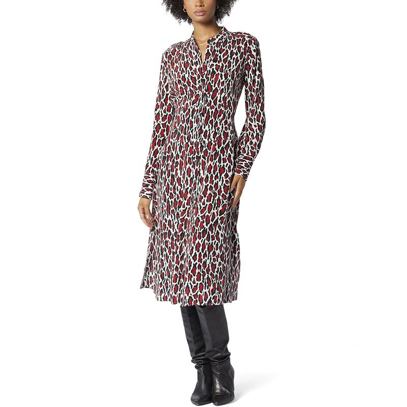 Equipment Womens Thea Silk Midi Dress